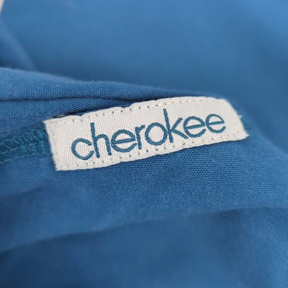 EUC Cherokee Blue Scrubs 2XL Petite Womens - Picture 6 of 7